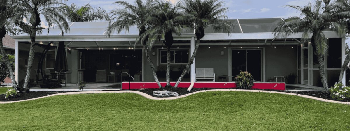 Screen enclosure installation in Port Orange, FL